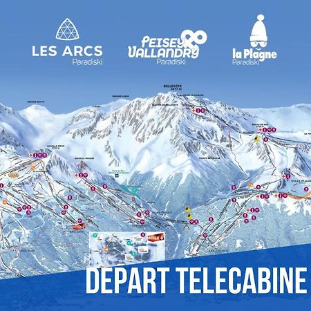 Elegant Et Moderne Avec Vue Montagne Au Coeur De Paradiski - Garage - 8Pers - 90M2 - Sabaudinha La Plagne Dış mekan fotoğraf