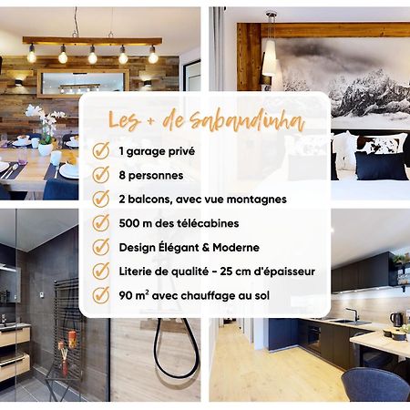 Elegant Et Moderne Avec Vue Montagne Au Coeur De Paradiski - Garage - 8Pers - 90M2 - Sabaudinha La Plagne Dış mekan fotoğraf