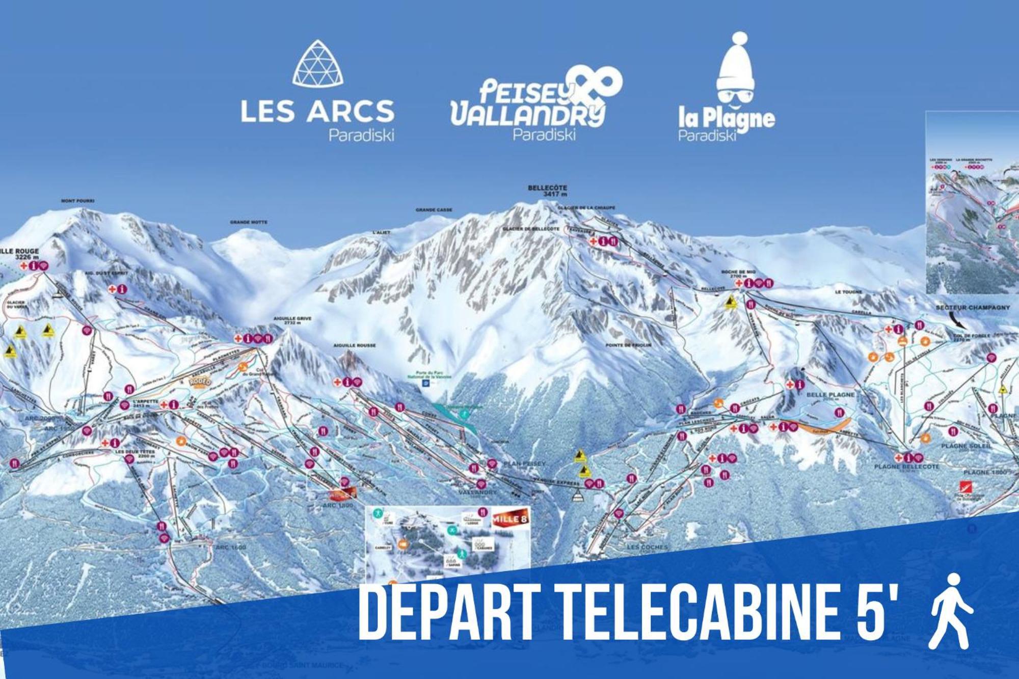 Elegant Et Moderne Avec Vue Montagne Au Coeur De Paradiski - Garage - 8Pers - 90M2 - Sabaudinha La Plagne Dış mekan fotoğraf
